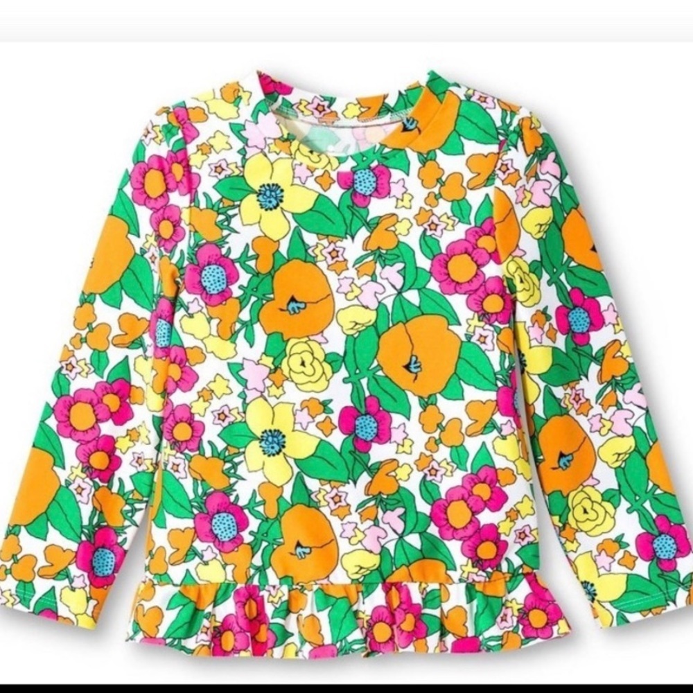 Circo Rashguard with Ruffle Size 5T